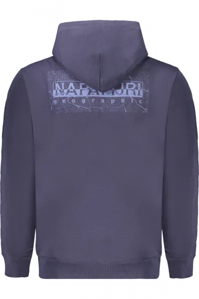 Modrá mikina Napapijri s kapucňou