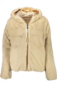 Zlatá dámska zimná bunda US Polo Assn.