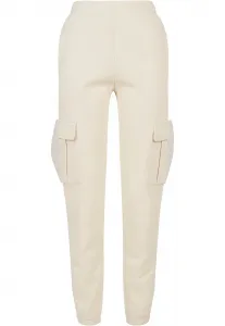 Women's Cargo Sweat High-Waisted Trousers whitesand
