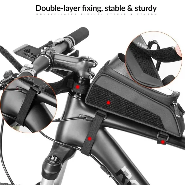 Rockbros Phone Bag cyklistická taška 1.5L, čierna