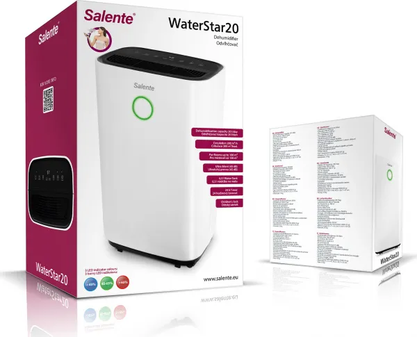 Evolveo Salente odvlhčovač vzduchu WaterStar20, bílá