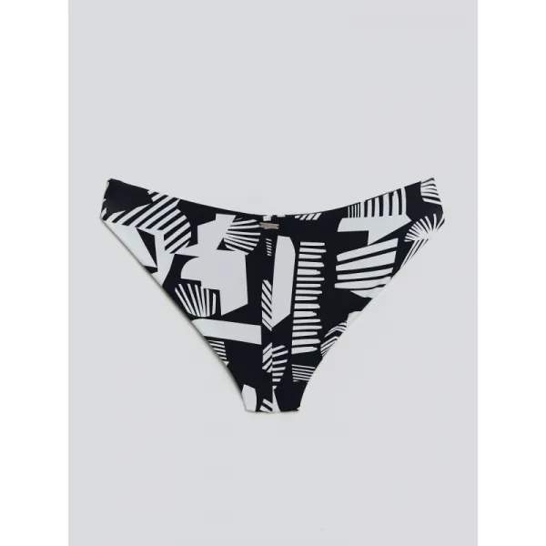 Dámske plavky spodný diel FUNDANGO Hogg Hipster Bottom-899-black pattern
