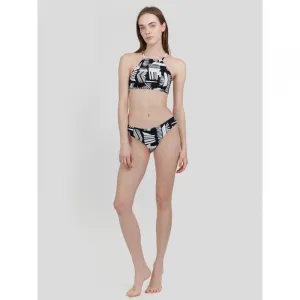 Dámske plavky vrchný diel FUNDANGO Hogg High Neck Top-899-black pattern
