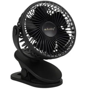 MG Clip bezdrôtový stolný ventilátor, čierny