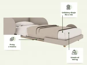 Rastúca jednolôžková posteľ BLOOM do detskej izby