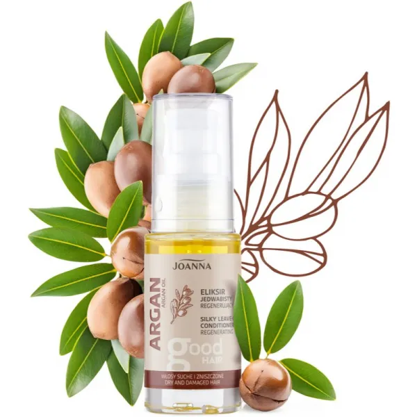 Joanna Argan Oil regeneračný bezoplachový kondicionér pre suché a poškodené vlasy 25 ml