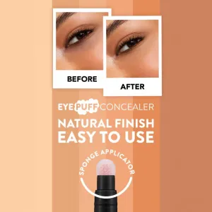 flormar Eye Puff Concealer tekutý korektor s aplikátorom odtieň 003 Soft Beige 3.3 ml