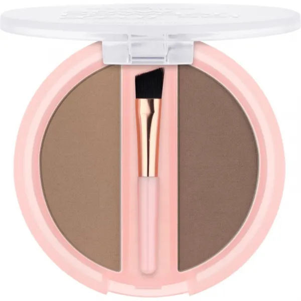 essence Brow Powder Duo sada na obočie odtieň 01 Light 1.8 g