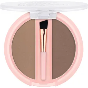 essence Brow Powder Duo sada na obočie odtieň 01 Light 1.8 g