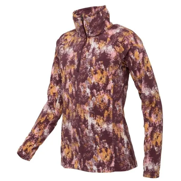 Columbia GLACIAL IV 1/2 ZIP Dámska mikina, vínová, veľkosť