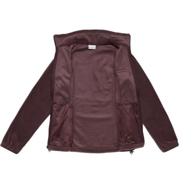 Columbia BENTON SPRINGS FULL ZIP FLEECE Dámska flísová mikina, vínová, veľkosť