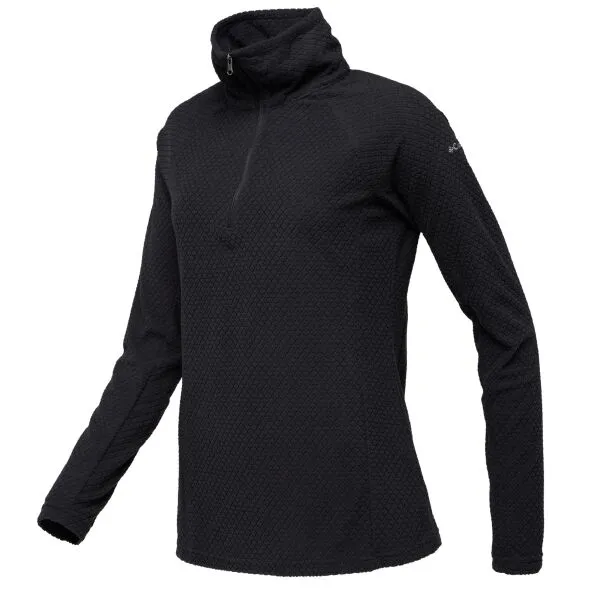 Columbia GLACIAL IV 1/2 ZIP Dámska mikina, čierna, veľkosť