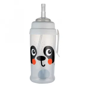 Canpol babies BabiesBoo Sport Cup športová fľaša s rúrkou so závažím Panda 350 ml