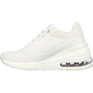 Skechers MILIÓN VODY - ELEVATED AIR. Dámska vychádzková obuv, biela, veľkosť