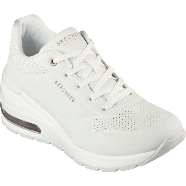 Skechers MILIÓN VODY - ELEVATED AIR. Dámska vychádzková obuv, biela, veľkosť