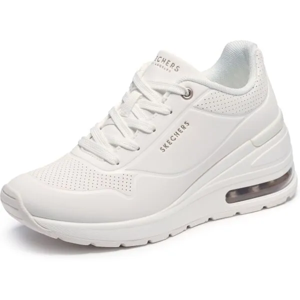 Skechers MILIÓN VODY - ELEVATED AIR. Dámska vychádzková obuv, biela, veľkosť