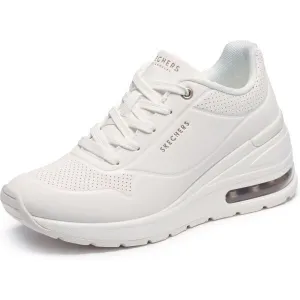 Skechers MILIÓN VODY - ELEVATED AIR. Dámska vychádzková obuv, biela, veľkosť