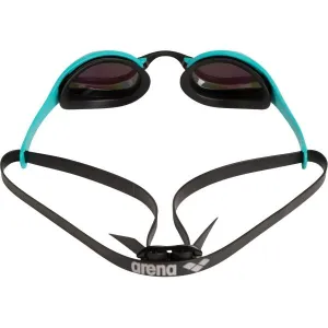 Arena cobra ultra swipe mirror tyrkysová/čierna