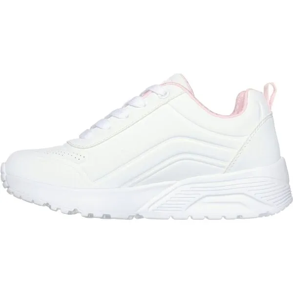 Dievčenská rekreačná obuv SKECHERS Uno Lite Easy Zip white