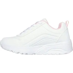 Dievčenská rekreačná obuv SKECHERS Uno Lite Easy Zip white