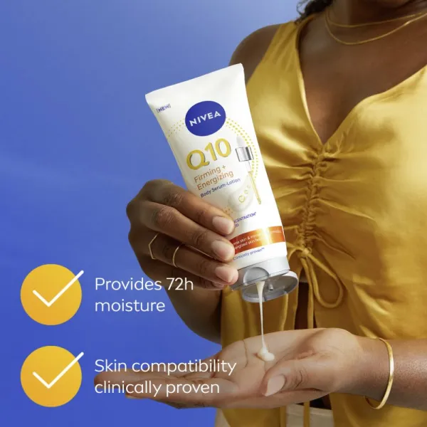 NIVEA Q10 Firming + Energizing spevňujúce telové sérum 200 ml