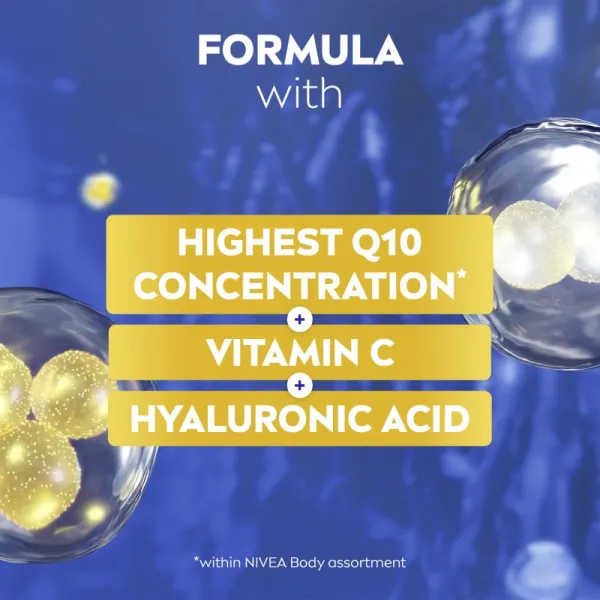 NIVEA Q10 Firming + Energizing spevňujúce telové sérum 200 ml