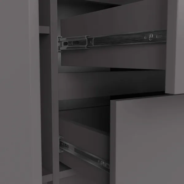 Ak furniture Komoda Girgo 101 cm grafit