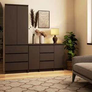 Ak furniture Komoda Girgo 101 cm grafit