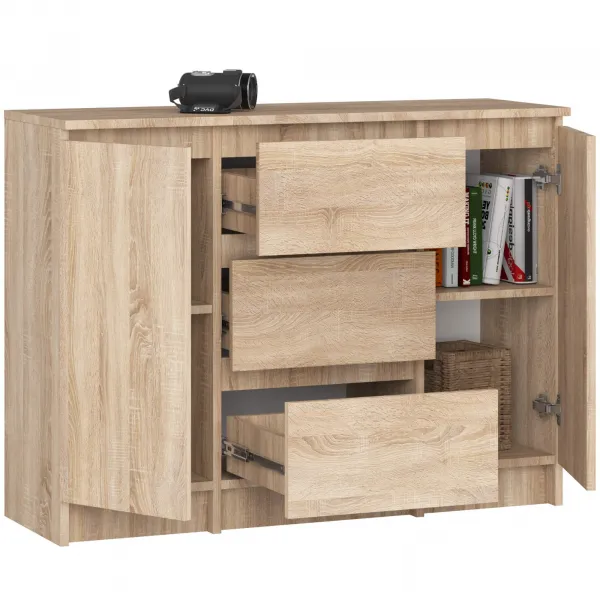 Ak furniture Komoda Girgo 101 cm dub sonoma