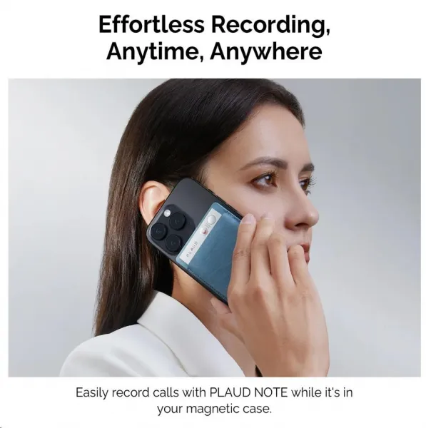 Plaud.AI PLAUD Note Case Blue PLAUD NOTE Case Light Blue