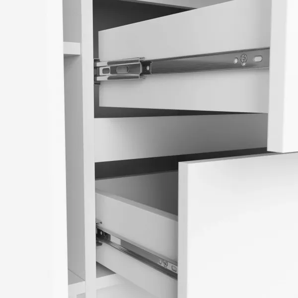 Ak furniture Komoda Girgo 101 cm bílá