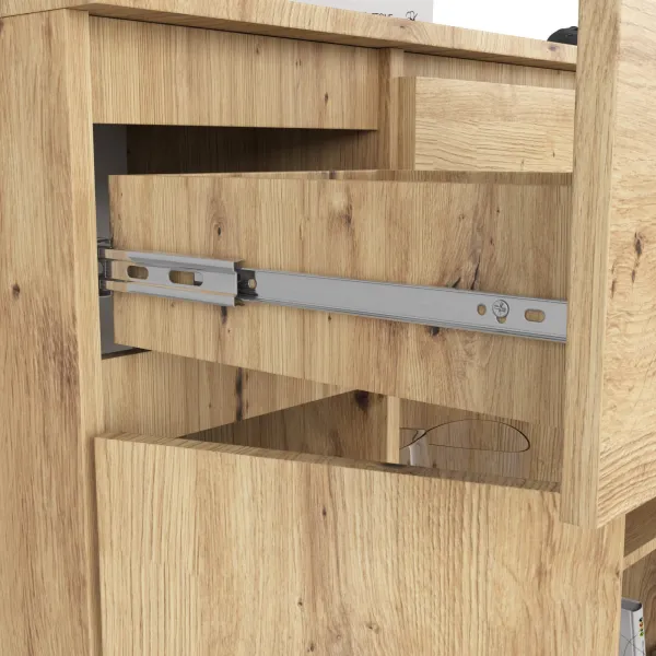Ak furniture Komoda Baros 101 cm dub artisan