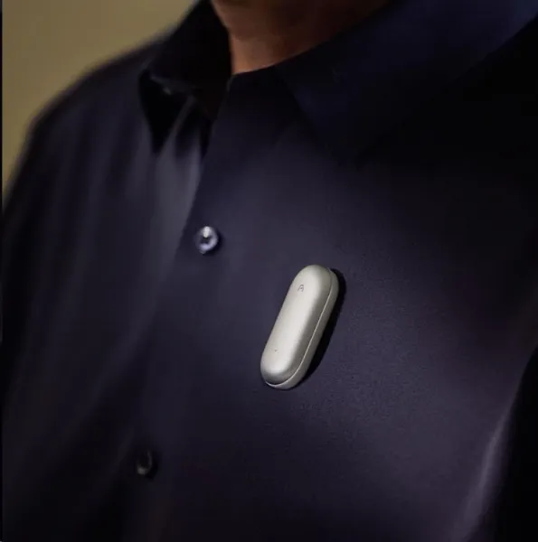 PLAUD Note Pin Grey - AI hlasový záznamník (2025)