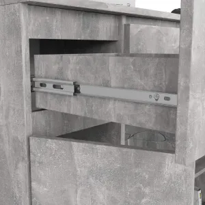 Ak furniture Komoda Baros 101 cm beton