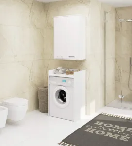 Ak furniture Závěsná koupelnová skříňka Fin W64 64 cm bílá