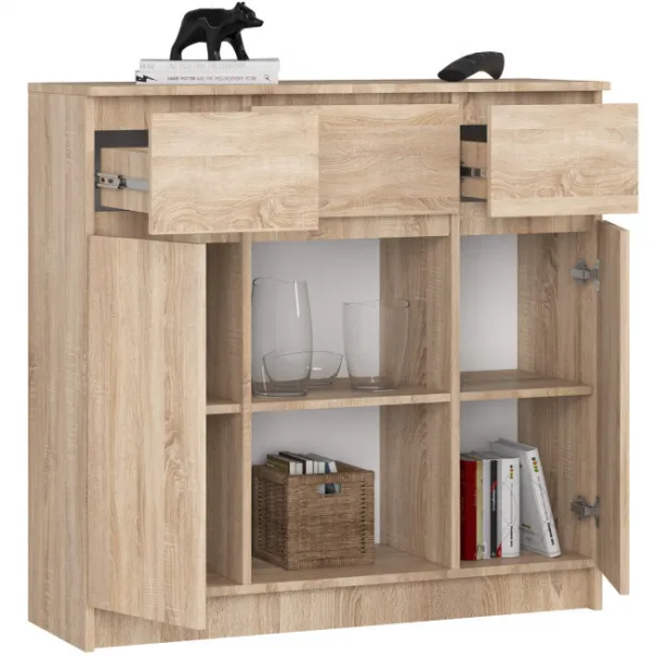 Ak furniture Komoda Baros 101 cm dub sonoma