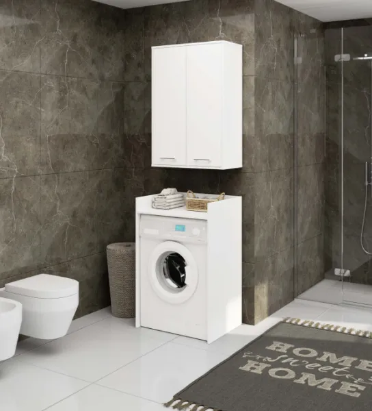 Ak furniture Závěsná koupelnová skříňka Fin W64 64 cm bílá