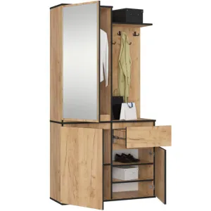 Ak furniture Předsíňová stěna Entro dub craft