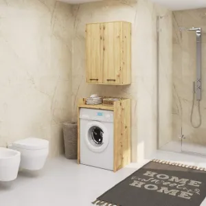 Ak furniture Závěsná koupelnová skříňka Fin W64 64 cm dub artisan