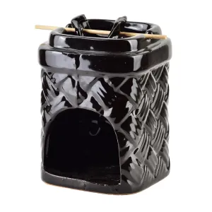 Mondex Aroma lampa ARVEN 12 cm čierna