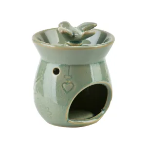 Mondex Keramická aroma lampa LOSKI 9 cm zelená