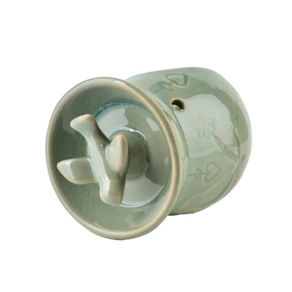 Mondex Keramická aroma lampa LOSKI 9 cm zelená