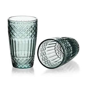 Mondex Súprava 4 ks pohárov ELLA 370 ml zelená