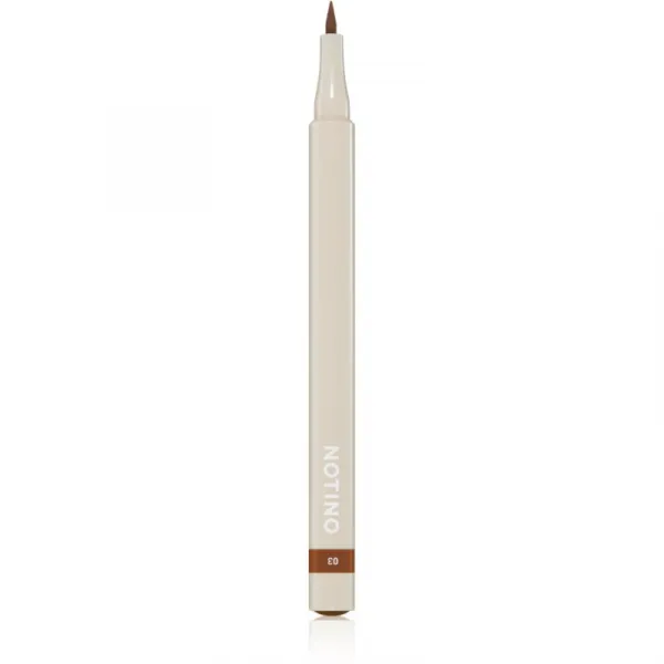 Notino Lifeproof Eyebrow Felt Pen vodeodolná fixa na obočie 03 Warm Brown 1 ml