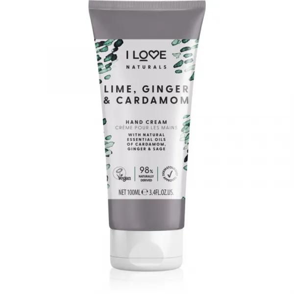 I Love Naturals Lime, Ginger & Cardamom krém na ruky 100 ml
