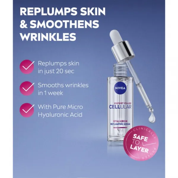 NIVEA Hyaluron Cellular Filler výhodné balenie pre spevnenie pleti