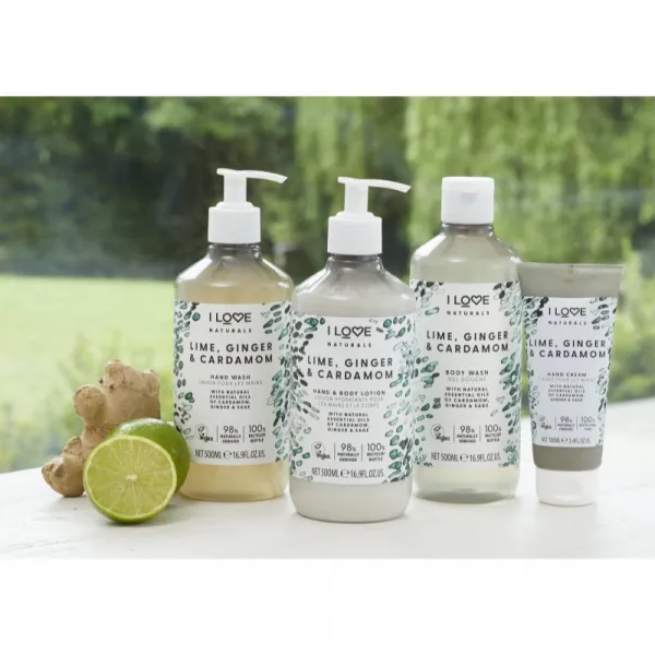 I Love Naturals Lime, Ginger & Cardamom krém na ruky 100 ml