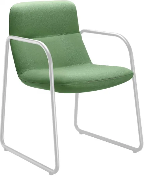 LD SEATING Designové křeslo FLEXI LOUNGE, FL-M-Q-N0, biela