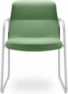 LD SEATING Designové křeslo FLEXI LOUNGE, FL-M-Q-N0, biela