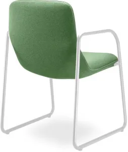LD SEATING Designové křeslo FLEXI LOUNGE, FL-M-Q-N0, biela